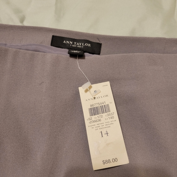 NWT Ann Taylor Silk Skirt Size 14 - Picture 2 of 9